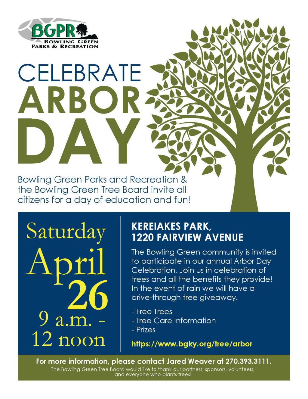 Arbor Day 2025 - Printable Flyer