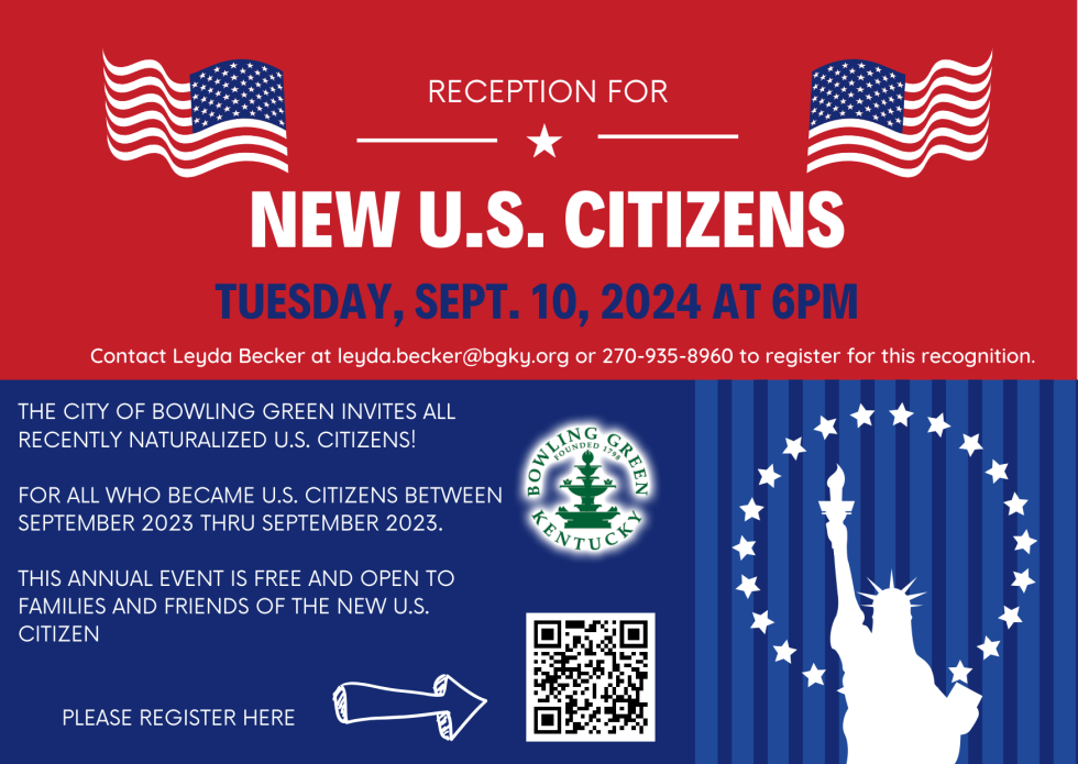 Reception for new U.S. Citizens