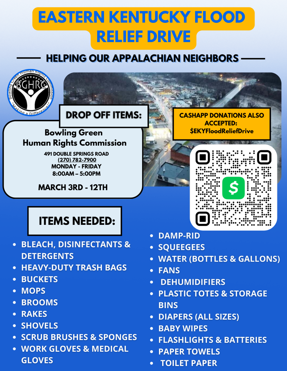 Eastern Kentucky Flood Relief Drive