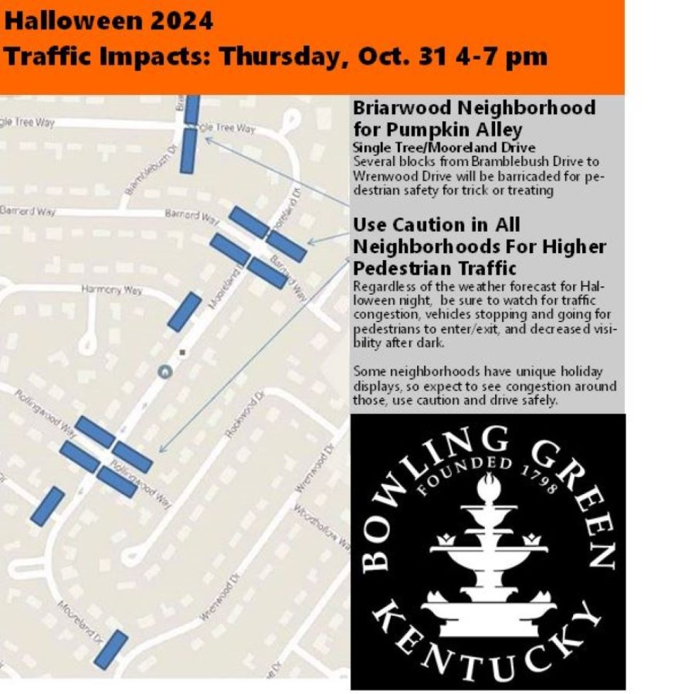 Traffic Impact for Halloween, Pumpkin Alley