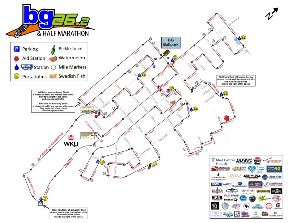 Traffic Impact Alert BG 26.2 and Half Marathon