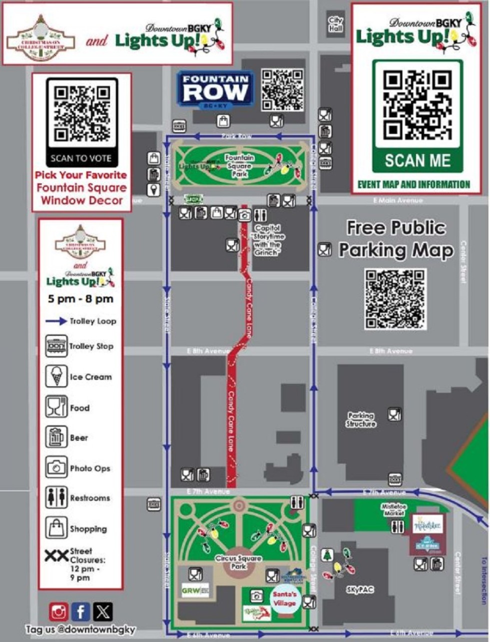 Traffic Impact Downtown BGKY Lights Up