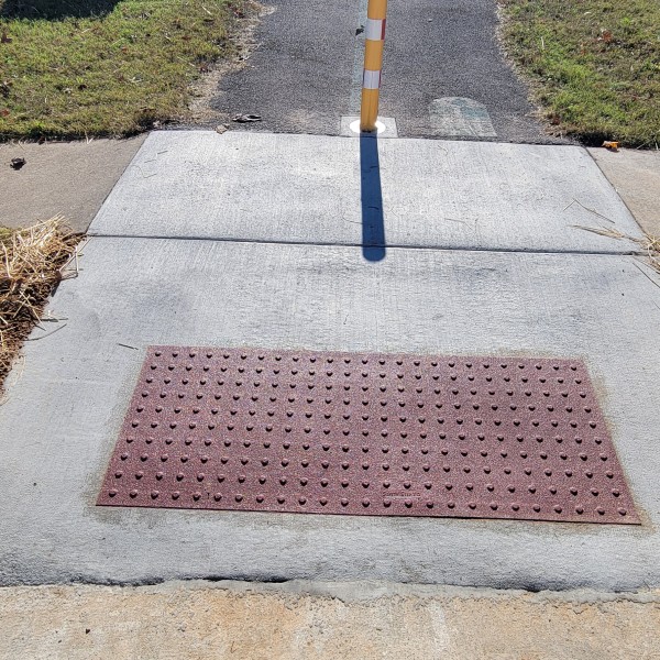 Crews completed the new ADA ramp entering the Atlanta Way Greenway (13 November)